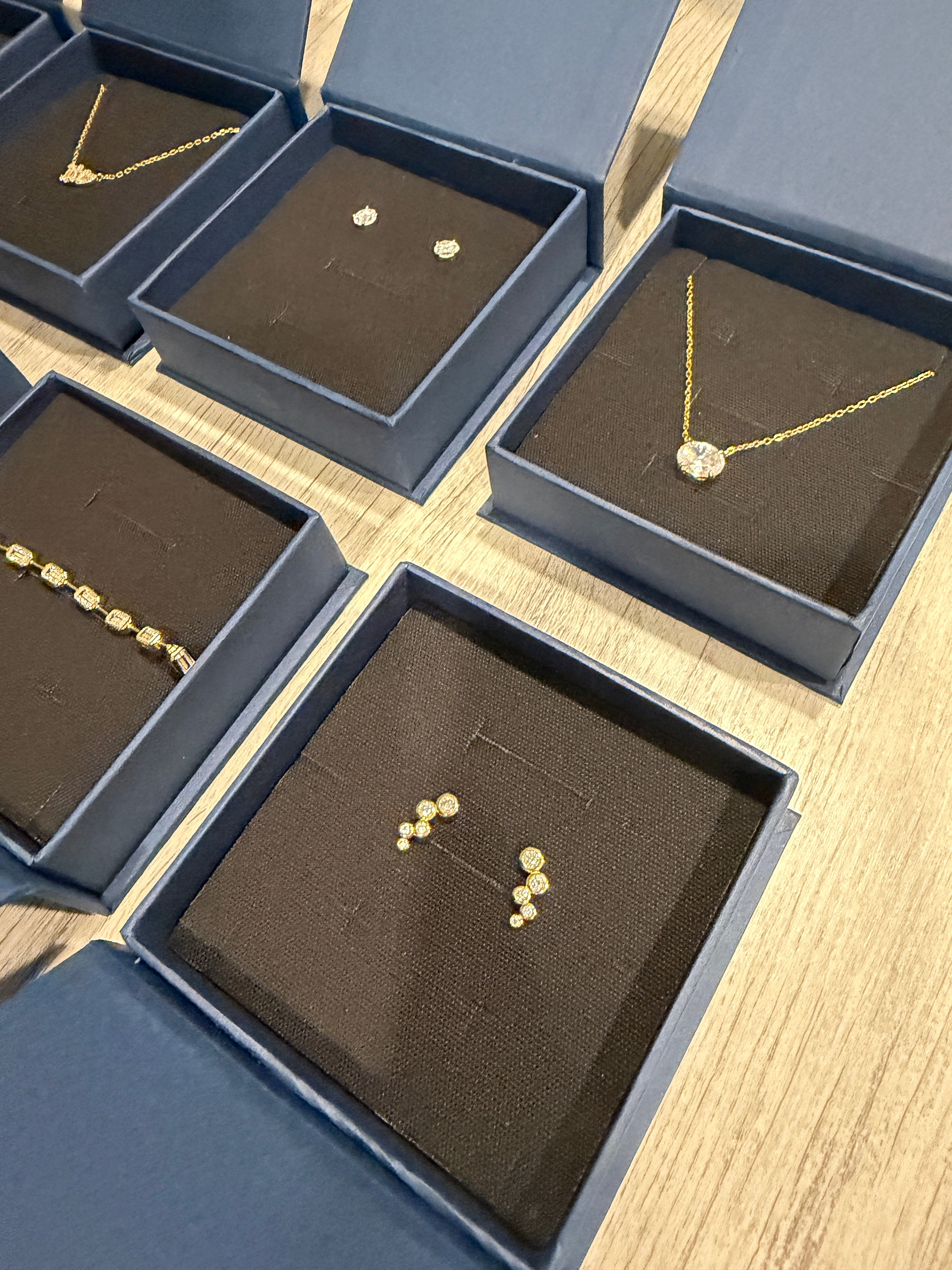 KCP Bezel Cluster Stud Earrings