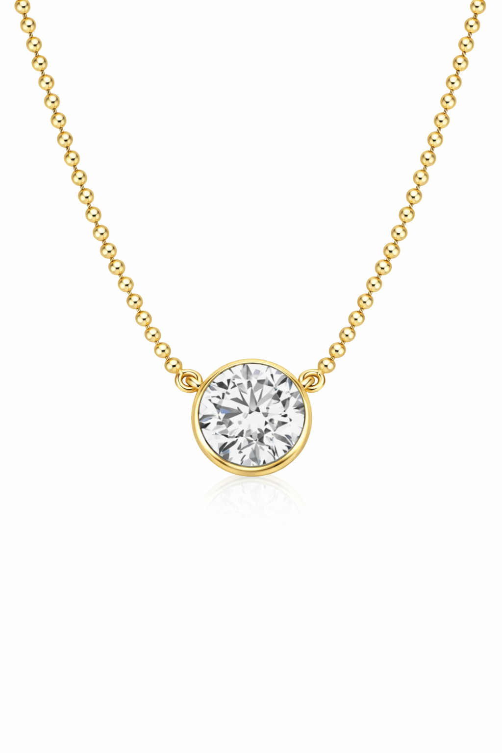 Celeste Bezel Diamond Necklace