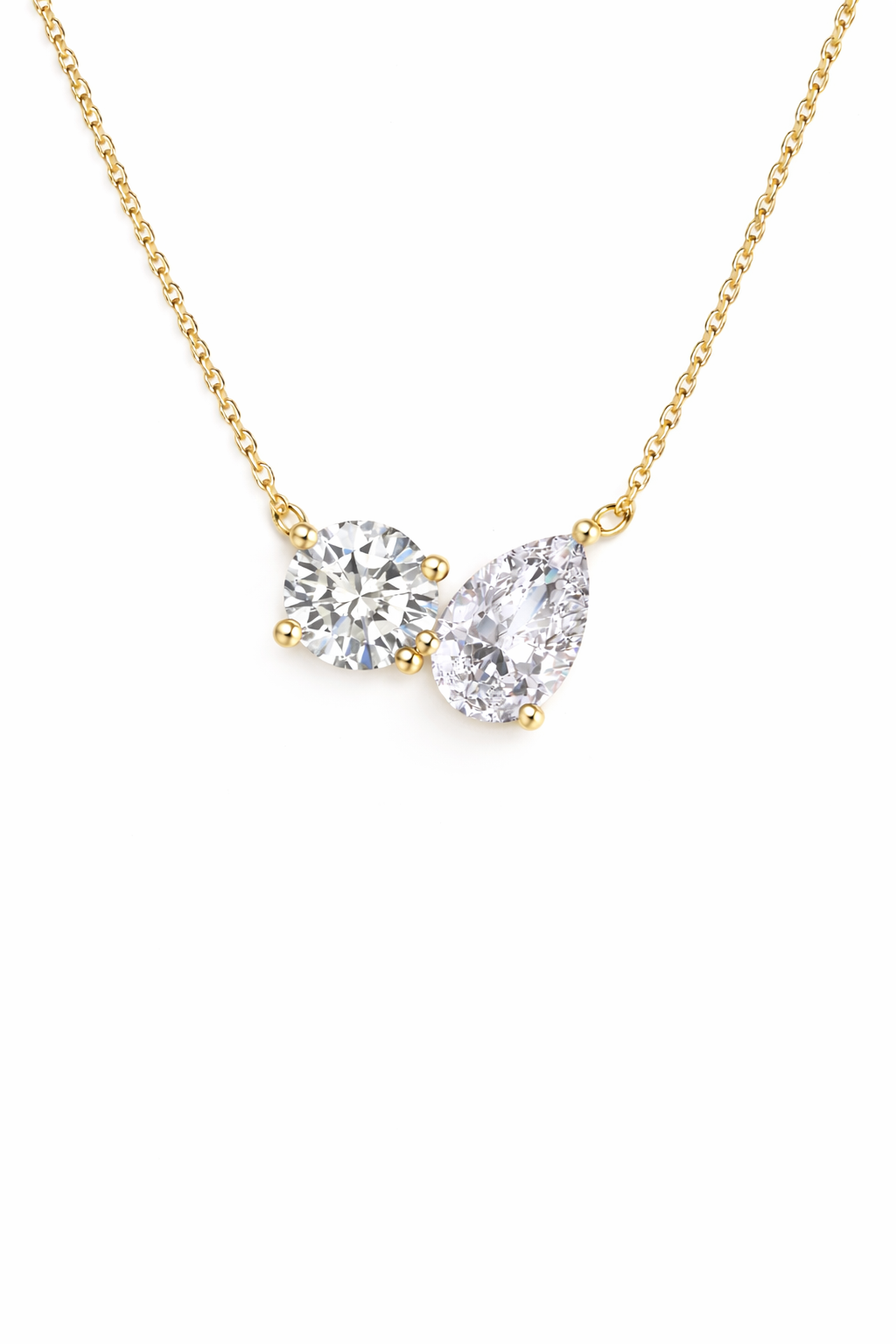 Duet Diamond Necklace