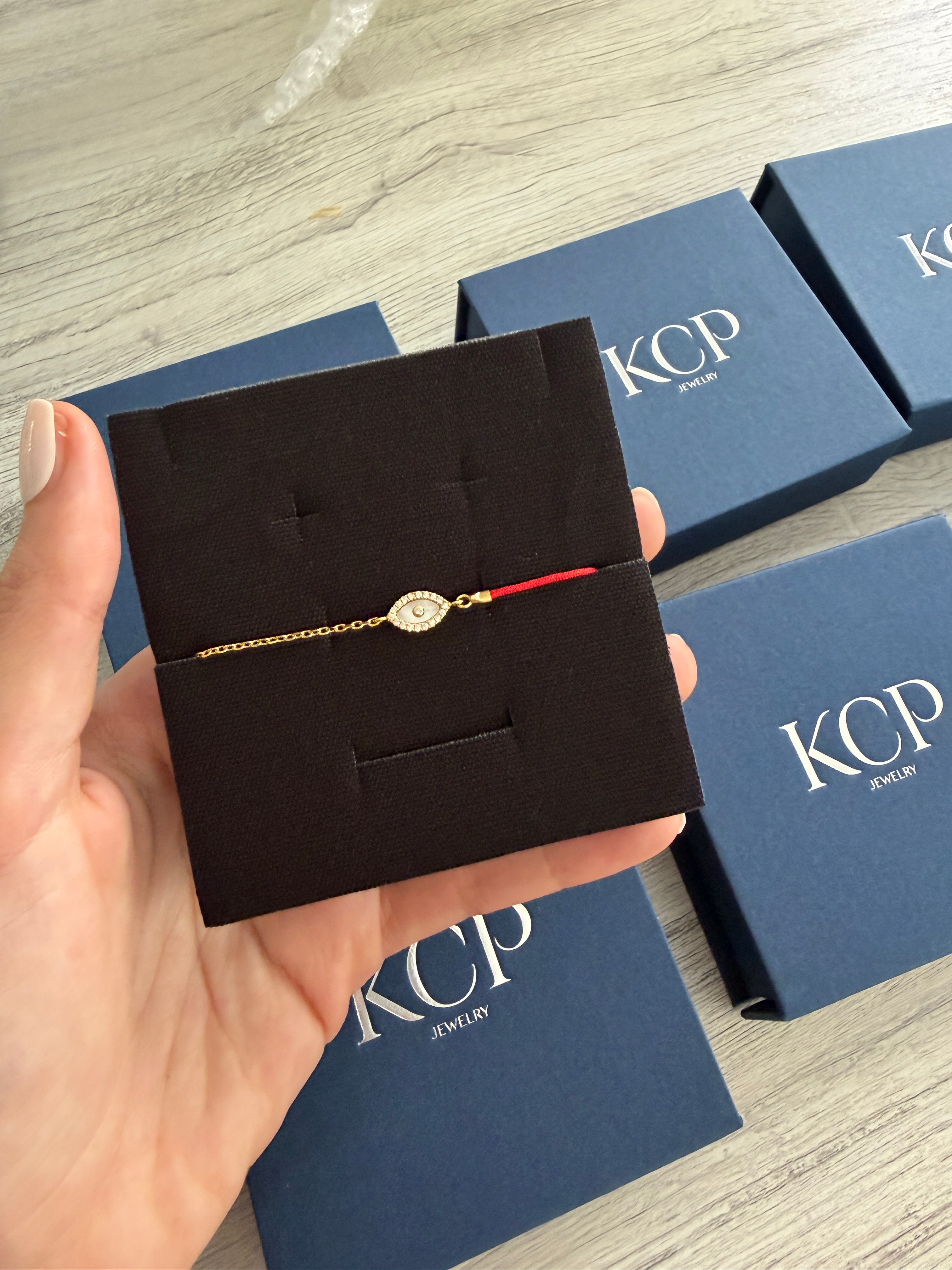 Devil Eye Statement Thread & Chain Bracelet