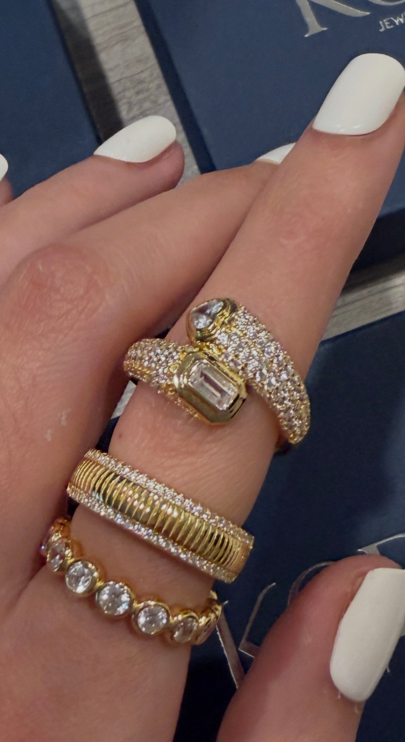 The Serpentine Heart & Emerald-Cut Wrap Ring