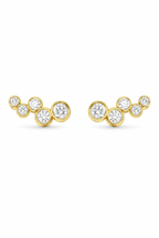 KCP Bezel Cluster Stud Earrings