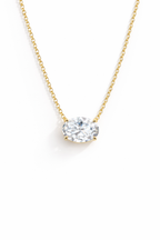 KCP Oval  Solitaire Necklace