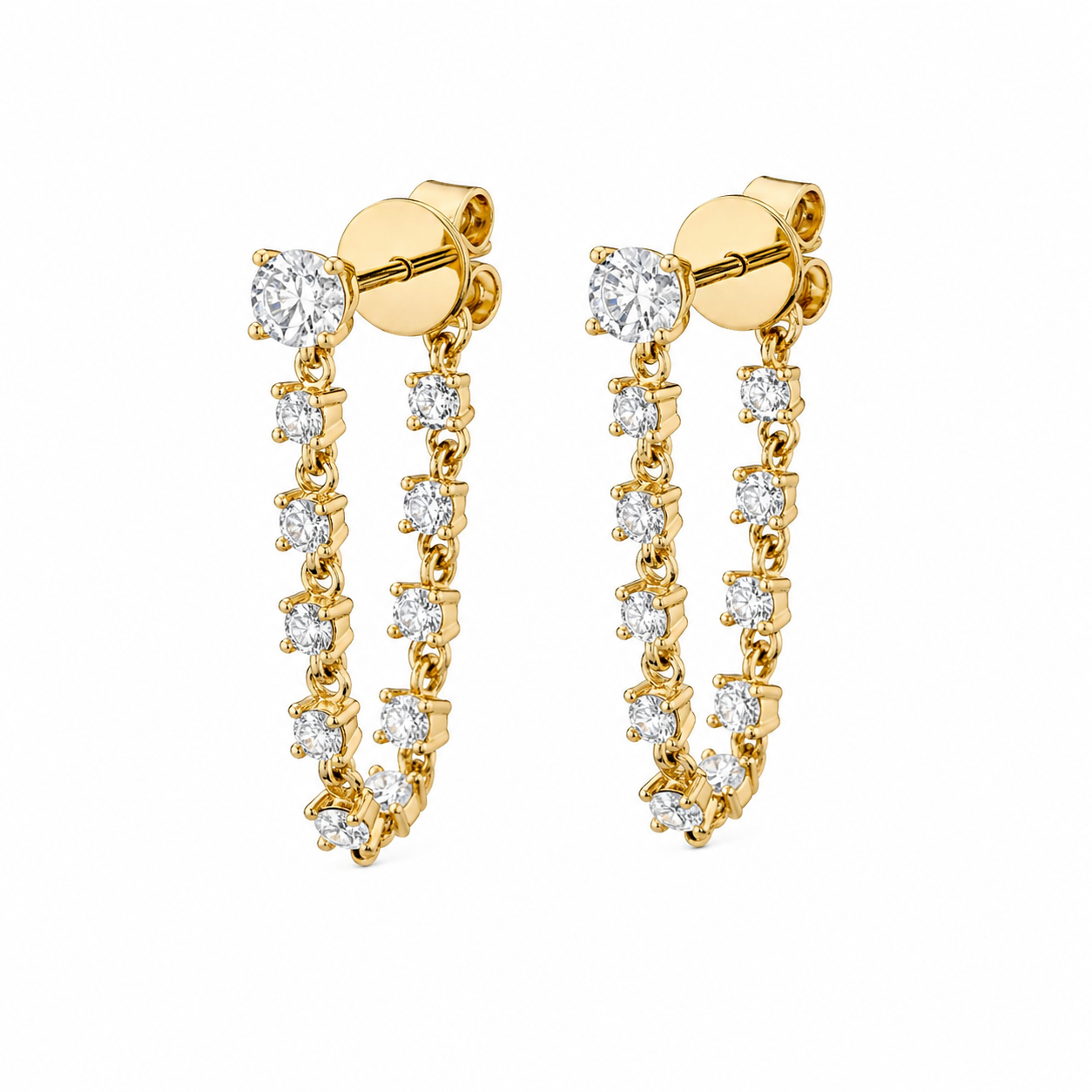 Diamond Drop Tennis Hoops