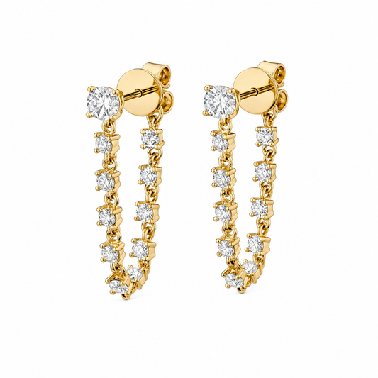 Diamond Drop Tennis Hoops