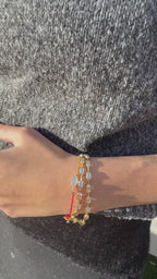 Devil Eye Statement Thread & Chain Bracelet
